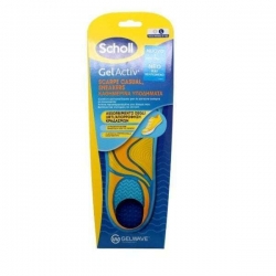 SCHOLL Gel Activ Πάτοι για Καθημερινά Υποδήματα & Απορρόφηση Κραδασμών Large (40-46.5 Μέγεθος) 2τμχ