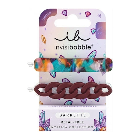 Invisibobble Invisibobble Barrette Mystica The Rest is Mystery-Κλιπ Μαλλιών, 2τμχ Invisibobble Invisibobble Barrette Mystica The Rest is Mystery-Κλιπ Μαλλιών, 2τμχ