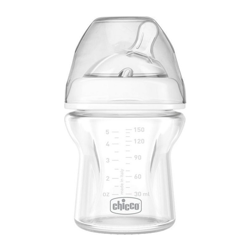 Chicco Πλαστικό Μπιμπερό Natural Feeling Κατά των Κολικών με Θηλή Σιλικόνης 150ml για 0+ μηνών