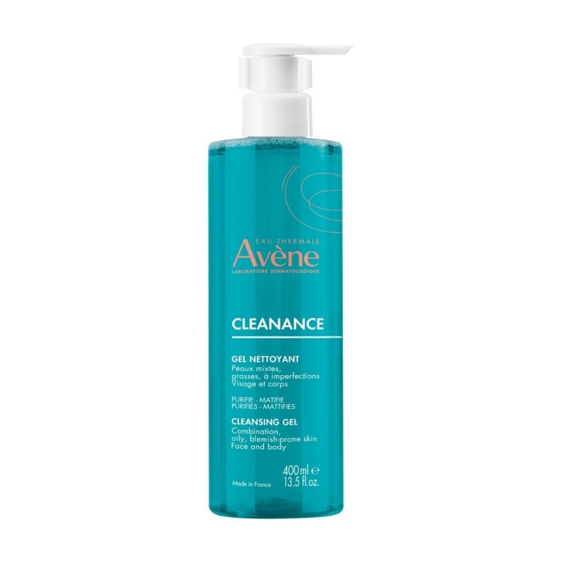 Avene Cleanance Gel Nettoyant for Oil/Blemish/Prone Skin 400ml