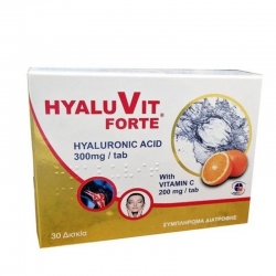 Medichrom Hyaluvit Forte 300 Mg Υαλουρονικό Οξύ & 200 Mg Βιταμίνη C 30 Tab