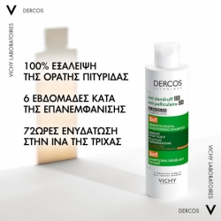 Vichy Dercos Anti Dandruff DS Σαμπουάν κατά της Πιτυρίδας για Ξηρά Μαλλιά 200ml