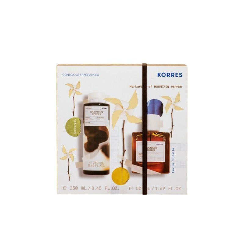 Korres Πακέτο Promo Mountain Pepper Ανδρικό Αφρόλουτρο 250ml & Ανδρικό Άρωμα 50ml