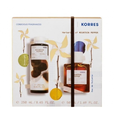 Korres Πακέτο Promo Mountain Pepper Ανδρικό Αφρόλουτρο 250ml & Ανδρικό Άρωμα 50ml Korres Πακέτο Promo Mountain Pepper Ανδρικό Αφρόλουτρο 250ml & Ανδρικό Άρωμα 50ml