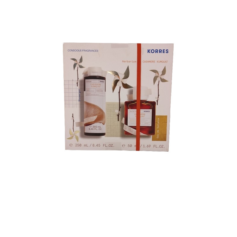 Korres Πακέτο Promo Cashmere Kumquat Αφρόλουτρο 250ml & Γυναικείο Άρωμα 50ml