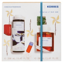 Korres Set Herbarium of Blue Sage Ανδρικό Αφρόλουτρο 250ml + Eau De Toilette Blue Sage Ανδρικό Άρωμα 50ml