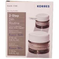 Korres Gift Set Μαύρη Πεύκη Κρέμα Ημέρας Ξηρές / Πολύ Ξηρές Επιδερμίδες Για Σύσφιγξη & Lifting 40ml & Δώρο Κρέμα Νυκτός 15ml