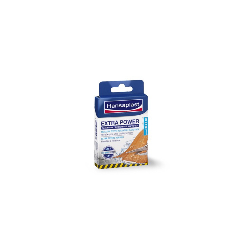 Hansaplast Extra Power Waterproof Προκομμένα Επιθέματα (8x6 εκ.)