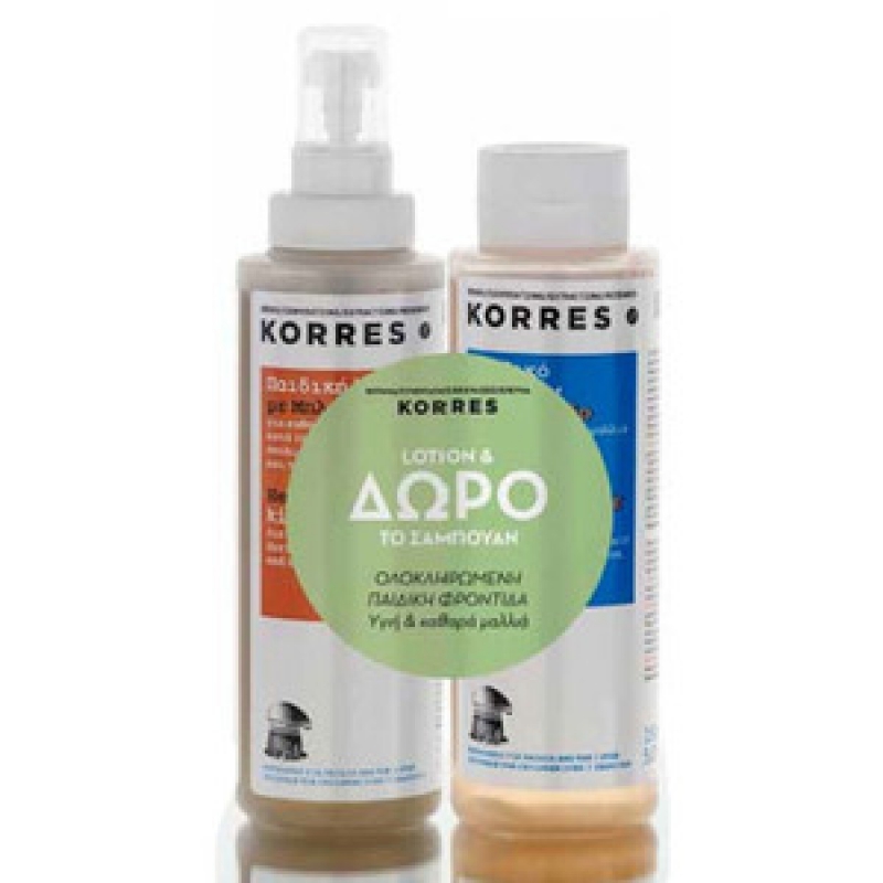 Korres Παιδική Αντιφθειρική Λοσιόν Μηλόξυδο 150 ml+Δώρο το Σαμπουάν 150ml