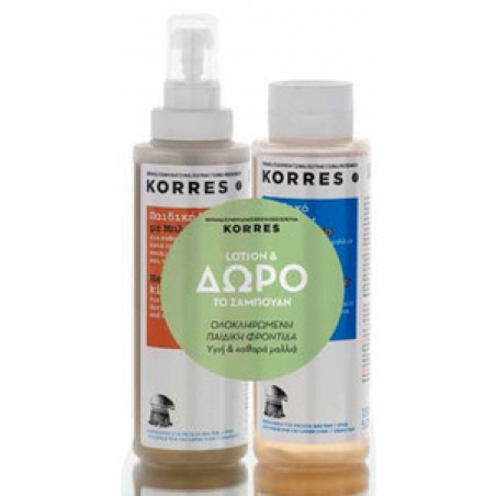 Korres Παιδική Αντιφθειρική Λοσιόν Μηλόξυδο 150 ml+Δώρο το Σαμπουάν 150ml Korres Παιδική Αντιφθειρική Λοσιόν Μηλόξυδο 150 ml+Δώρο το Σαμπουάν 150ml