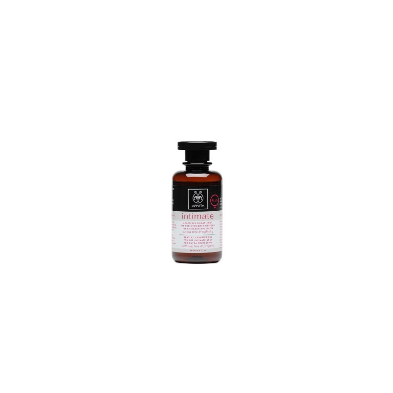 Apivita Intimate Plus Απαλό Gel Καθαρισμού για την Ευαίσθητη Περιοχή πρόπολη & τεϊόδεντρο 200ml