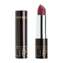 Korres Morello Creamy Lipstick No 28 Λαμπερό Μωβ 3,5gr
