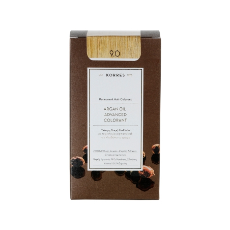 Korres Argan Oil Advanced Colorant 9.0 Κατάξανθο Φυσικό 50ml