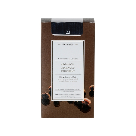 Korres Argan Oil Advanced Colorant 2.1 Μαύρο Μπλέ 50ml