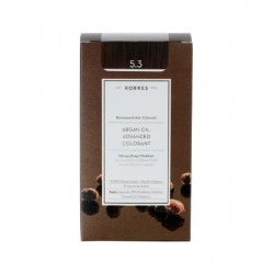 Korres Argan Oil Advanced Colorant 5.3 Καστανό Ανοιχτό Μελί 50ml