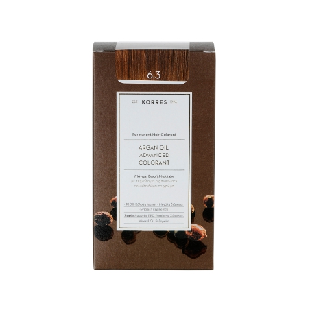Korres Argan Oil Advanced Colorant 6.3 Ξανθό Σκούρο Μελί 50ml