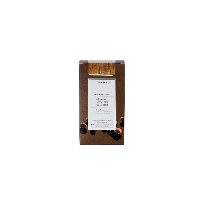 Korres Argan Oil Advanced Colorant 7.3 Ξανθό Μελί 50ml