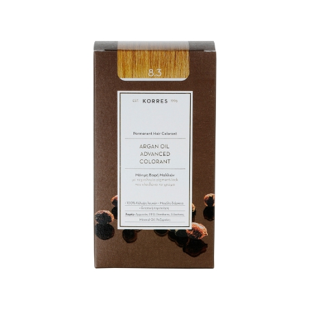 Korres Argan Oil Advanced Colorant 8.3 Ξανθό Ανοιχτό Μελί 50ml Korres Argan Oil Advanced Colorant 8.3 Ξανθό Ανοιχτό Μελί 50ml