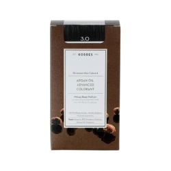 Korres Argan Oil Advanced Colorant 3.0 Καστανό Σκούρο Φυσικό 50ml