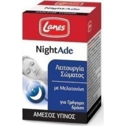 Lanes NightAde Για φυσικό και άμεσο ύπνο 90 υπογλ. Δισκία