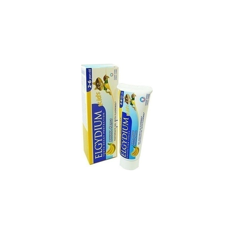 Elgydium Kids Banana Παιδική Οδοντόκρεμα για 2 έως 6 ετών 50ml