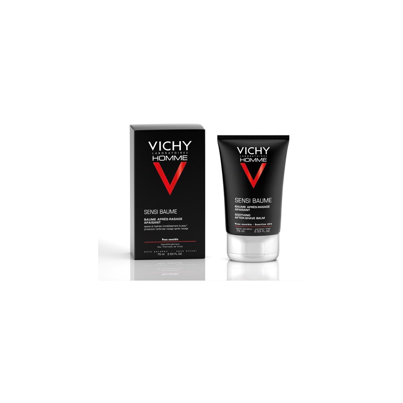 Vichy Homme Sensi Baume After Shave Balm 75ml
