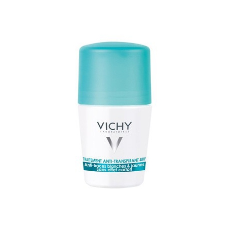 Vichy 48-ωρη αποσμητικη φροντιδα σε μορφη Roll On. Κατα των λευκων και κιτρινων σημαδιων 50ml Vichy 48-ωρη αποσμητικη φροντιδα σε μορφη Roll On. Κατα των λευκων και κιτρινων σημαδιων 50ml