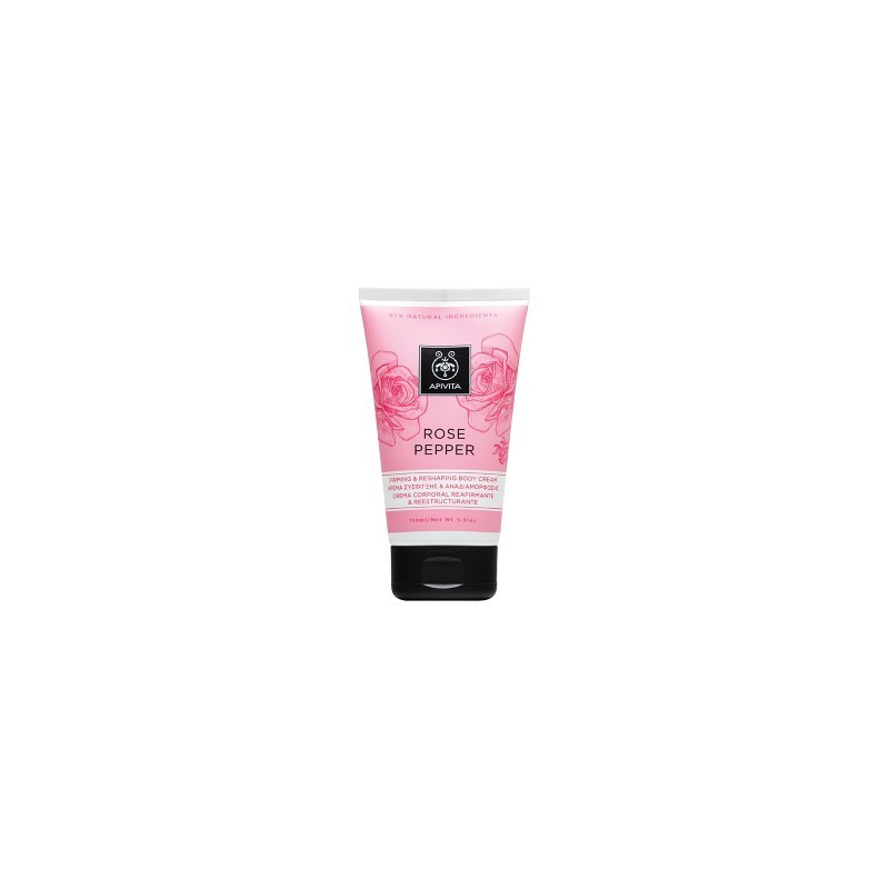 Apivita Rose Pepper Κρέμα Σύσφιγξης και Αναδιαμόρφωσης 150ml