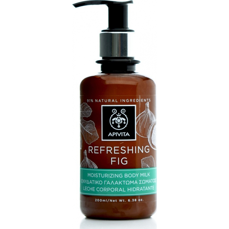 Apivita Refreshing Fig Γαλάκτωμα Σώματος για Αίσθηση Φρεσκάδας 200ml