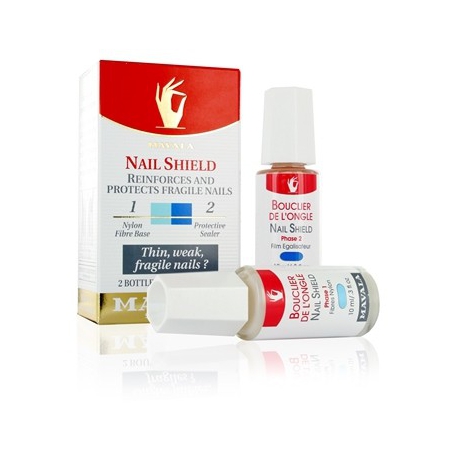 Mavala Nail Shield Set Σύστημα 2 Φάσεων Αποτελείτε από 2 Φιαλίδια 2x10ml