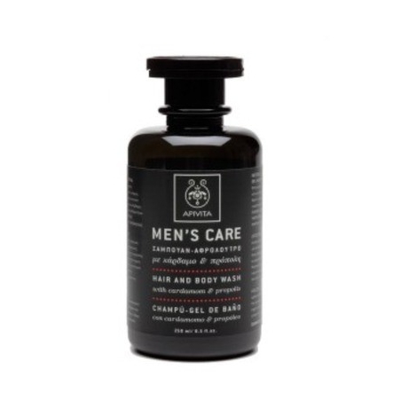Apivita Men's Care Σαμπουάν / Αφρόλουτρο με κάρδαμο & πρόπολη 250ml Apivita Men's Care Σαμπουάν / Αφρόλουτρο με κάρδαμο & πρόπολη 250ml