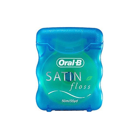 Oral-B Satin Floss 25m Mint, Μεσοδόντιο οδοντικό νήμα με γεύση μέντας, 1 τεμάχιο