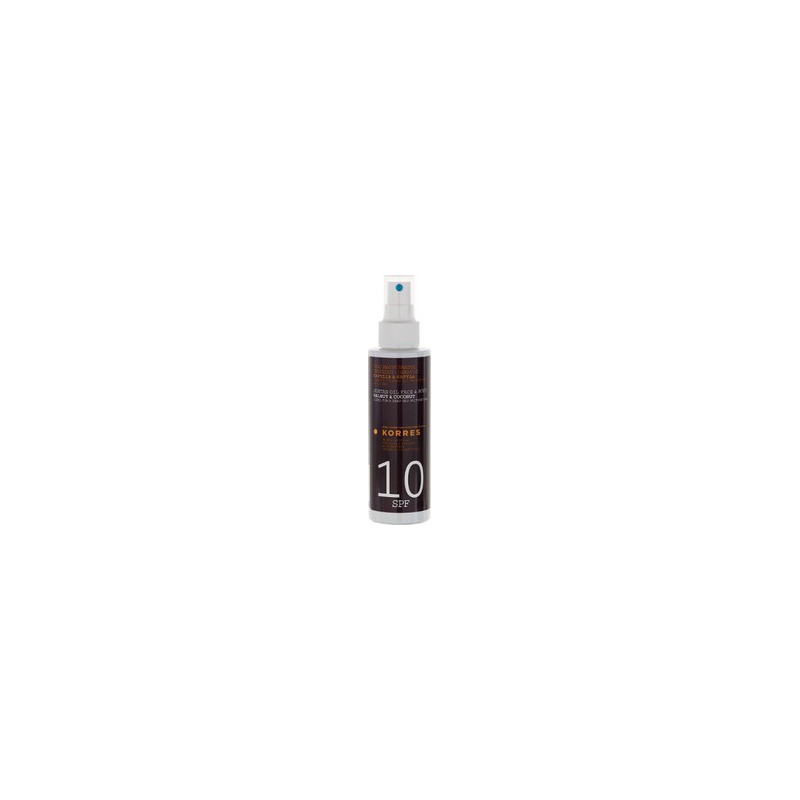Korres Λάδι Μαυρίσματος 10spf Καρυδιά & Καρύδα 150 ml