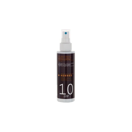 Korres Λάδι Μαυρίσματος 10spf Καρυδιά & Καρύδα 150 ml