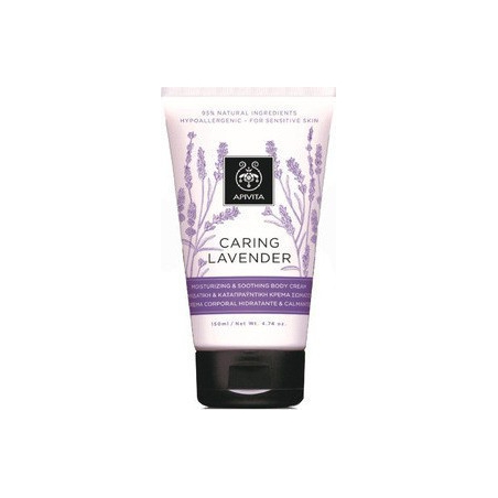 Apivita Caring Lavender Moisturizing & Soothing Body Cream 150ml