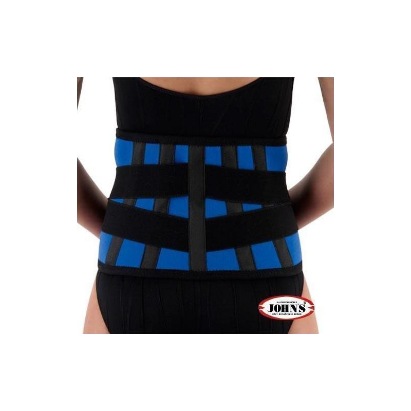 Johns Ζώνη Οσφύος Neoprene Criss Cross 120260 Ύψος 20 εκ.