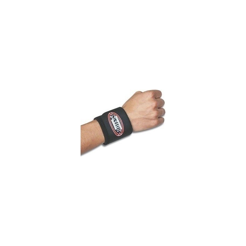 John's Wrap Around Black Line One Size Επικάρπιο Αυτοκόλλητο Neoprene 120109