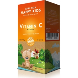 John Noa Happy Kids Vitamin C Βιταμίνη για Ενέργεια & Ανοσοποιητικό Πορτοκάλι 90 ζελεδάκια